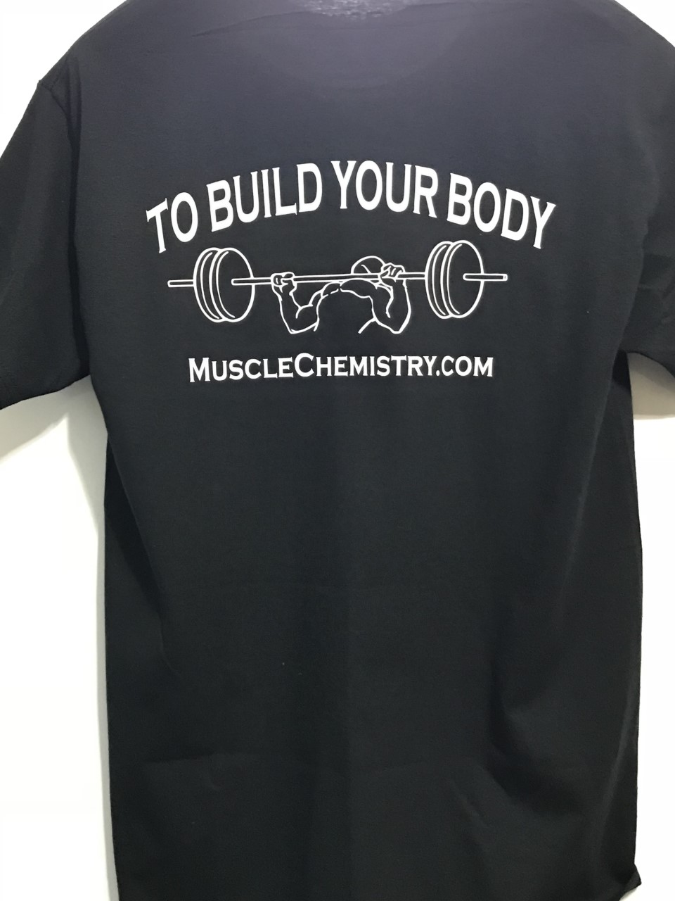 "Train Your Mind To Build Your Body" T-shirt - Click Image to Close